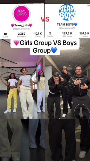 💓Girls Group VS Boys Group 💙 #CapCut #teamgirsl #teamboys #girsl #bous