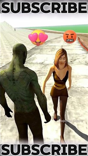 ALIEN FELL IN LOVE! 💘 ROMANTIC MOMENT WITH GIRL | INDIAN BIKE DRIVING 3D SHORTS