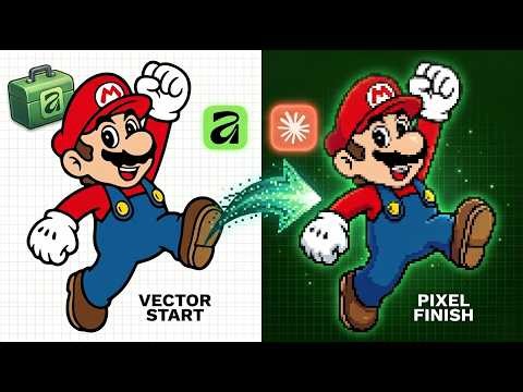 I Created a Script to Convert Vector to Pixel Art in Affinity with Claude MCP