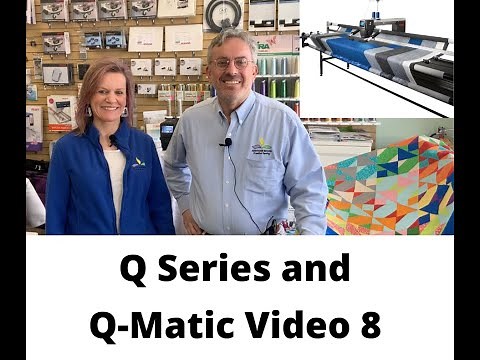 Video 8 Edge to Edge Quilting on the Bernina QMatic