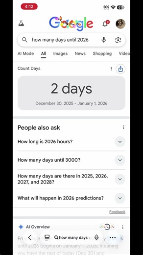 How many days until 2026