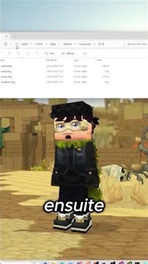 Hytale in French! #hytale #minecraft #gaming #shorts