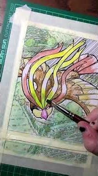 Painting Pidgeot #pokemon #nintendo #fanart #manga #comicbook #drawing #mangaka #indiecomics