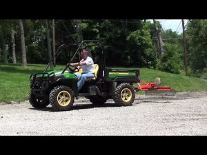 UTV Hitchworks - Farmboy Sport G 3-Point Hitch with Landscape Rake on Gator 825i