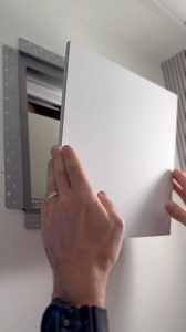 What do you do when you want an access panel, but you don’t want to see your access panel. We think you should use this flush-mount access panel from @envisivent … #drywall #homedecor #diy #reels | Refresh Home Improvements