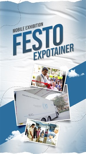 Amrita Vishwa Vidyapeetham | The Festo Expotainer – Mobile Exhibition rolled into Amrita Vishwa Vidyapeetham, Bengaluru campus offering students direct exposure to... | Instagram