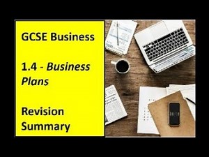 GCSE Business - 1.4 - Business Plans (Revision Summary)