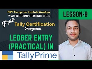Ledger Creation in Tally Prime | Step-by-Step Practical Guide for Beginners | 100% Real Demo