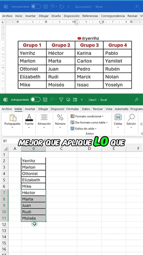 Como usar la función Encol en Excel muy fácil #Excel #office #tutorial | Yerrihz