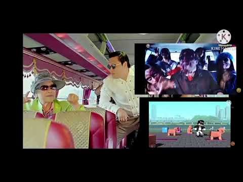 zombie style vs gangnam Style vs Minecraft style