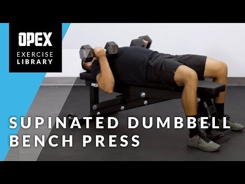 Supinated Dumbbell Bench Press - OPEX Exercise Library