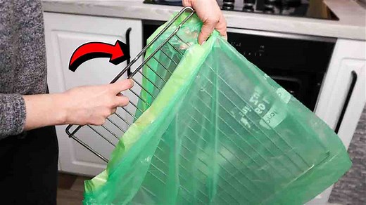 How To Clean Oven Racks Using A Plastic Bag