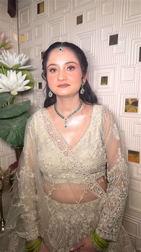 Rose Makeover Institute and Salon on Instagram: "My beautiful engagement 👰 bride"