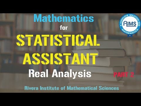 Statistical Assistant | Mathematics | Real Analysis | Part 2 | Kerala PSC | Economics | Commerce |