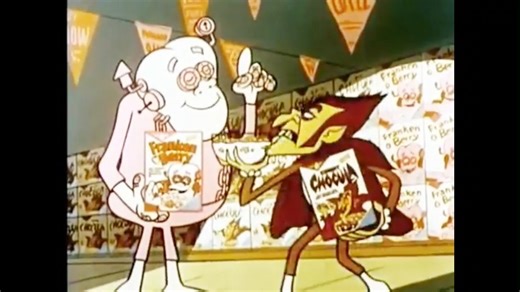 3K views · 50 reactions | COUNT CHOCULA and FRANKENBERRY Debut Commercial (1971) | Flashback Comedy Videos | Facebook