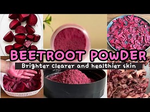 How to Make Beetroot Powder – Simple DIY Recipe 💓 Beet Powder