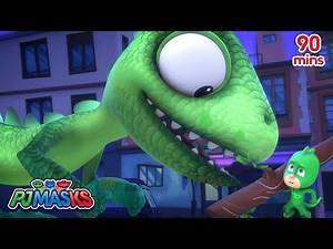 Small Gekko vs BIG Gekko 🦎 | PJ Masks Full Episode | Cartoons for Kids | #superheroes #dinosaur