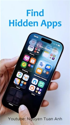 Find hidden apps on iphone