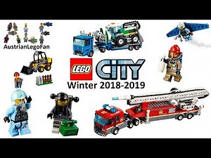 Lego City Sets Winter 2018 - 2019 - Lego Speed Build Review