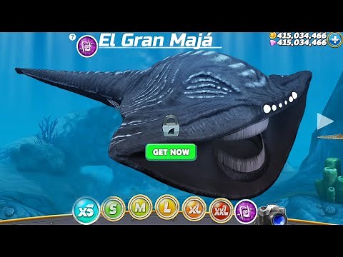 Hungry Shark World - New Shark Coming Soon Update - All 39 Sharks Unlocked Hack Gems and Coins Mod