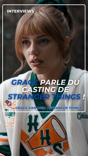 SoundsOfSeries on Instagram: "Lors du #SFM organisé par @peopleconvention , on a eu la chance d’interviewer l’incroyable #GraceVanDien, alias Chrissy Cunningham dans #StrangerThings ! On lui a posé des questions fun : qui spoilerait la série en premier, qui pourrait jouer à D&D pendant des heures, et bien plus encore 👀🎲 Et bonne nouvelle : la saison 5 de #StrangerThings est enfin dispo sur #Netflix ! 🚀🎬"