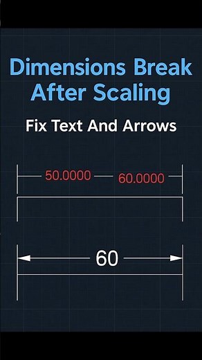Scaled Dimensions Look Broken? Fix Them with DIMSCALE or Annotative Dimensions