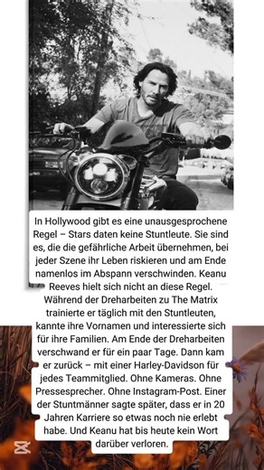 Keanu Reeves schenkte jedem Stuntman von The Matrix eine Harley-Davidson.