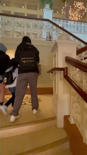 ディズニーランドホテル🏨ランド側エントランスからアリスの階段まで #ディズニーランドホテル #ディズニーリゾート