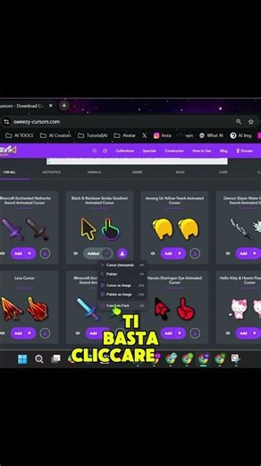 Customize your cursor with Sweezy