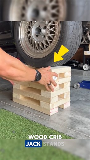 Wooden Crib Jack Stands Upgrade your garage with durable wooden crib jack stands, the safer alternative for lifting vehicles. Built from solid wood, they offer superior stability and support for all maintenance tasks. Perfect for mechanics and DIY enthusiasts alike. Credits: michaelblacktree /YT, PowerNationTV /YT, Modurol /YT, It's all about the build /YT #cars #carramps #repair #carrepair #CarCare | Today News IND