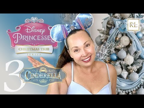 2025 Christmas Tree Series | Cinderella Christmas Tree 🎀 Disney Princess Christmas Tree Designs