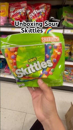 Unboxing Sour Skittles 🌈