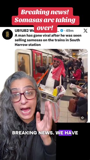 Samosas Take Over West Harrow Station: A Fun Marketing Stunt
