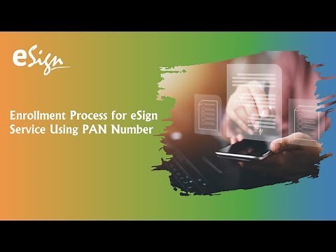 eSign PAN Enrolment