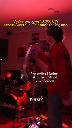 We’re trying to crack the ARIA charts with our debut album Vitriol — no label, no manager, just a ridiculous amount of CDs. 💿 Pre-order yours & help prove independent bands can actually chart. | Cloning