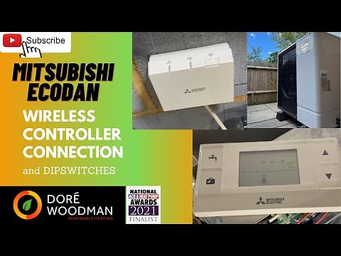 Mitsubishi Ecodan Wireless Controller Connection and Dipswitches