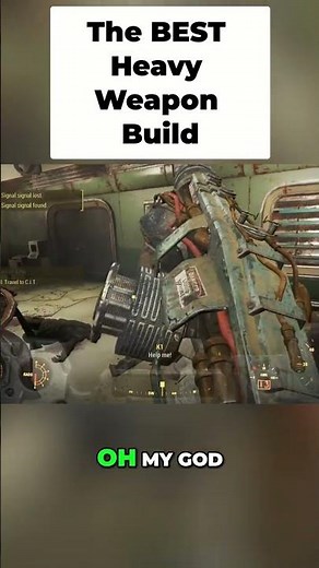 Fallout 4: The BEST Heavy Weapon Build #fallout #gaming #fallout4