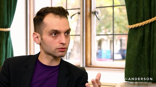 In this historic clip, comedian Konstantin Kisin discusses shocking facts about British censorship in comedy that has led to a steep rise in arrests across the country. | John Anderson AC