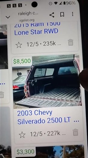 2003 Chevy Silverado 2500 227k 8,500 nice truck