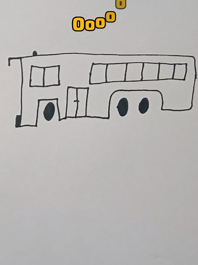Simple Bus Drawing for Beginners
