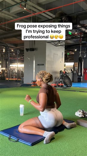 @teddiecarroll on Instagram: "This stretch will humble you 😂 Frog pose never lies."