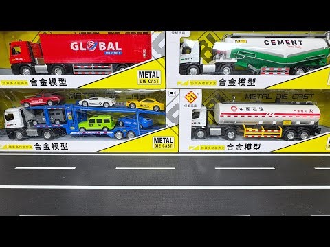 ASMR Satisfying With Diecast Truck Unboxing | Miniature Truck Review | Toy ASMR