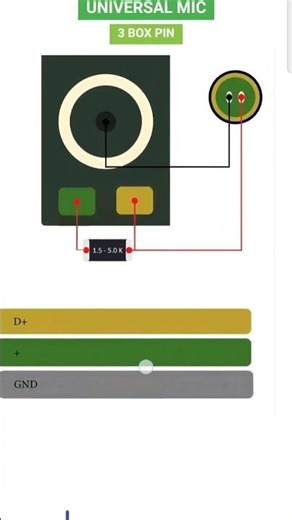 3 pin mic convert to 2 pin mic