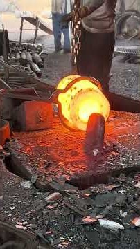 Inside the forging factory Massive Ring Rolling #manufacturing #process #forging #blacksmith