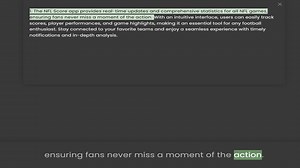 ensuring fans never miss a moment of the action. With an intuitive interface, users can easily track
