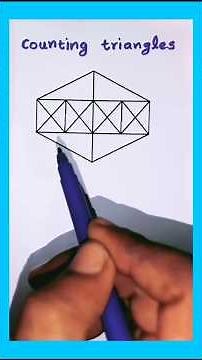 counting of triangles | counting figures reasoning #figurecounting #countingfigures #maths #tnpsc