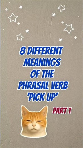 Different Meanings of Pick Up Pt1 #esl #phrasalverbs #englishteacher #pickup #learnenglish #english