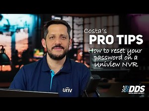 How to reset your password on a Uniview NVR