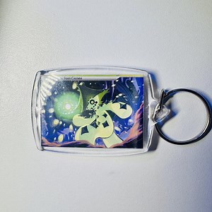 Cacturne Pokemon card rectangle keychain! #pokemon... | Depop