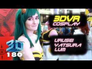 3DVR Urusei Yatsura Lum, Cosplay at Anime Expo, A20, うる星やつら ラム コスプレ